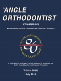 THE ANGLE ORTHODONTIST 2016 VOL 86 ISSUE 4