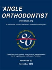 THE ANGLE ORTHODONTIST 2016 VOL 86 ISSUE 6