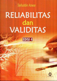 Reliabilitas dan Validitas (edisi 4)