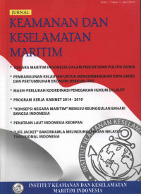 Jurnal Keamanan dan Keselamatan Maritim ed.3 th.2