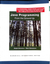 Java Programming From The Ground Up