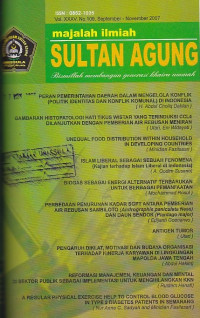 Majalah Ilmiah Sultan Agung No.109