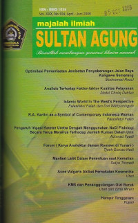 Majalah Ilmiah Sultan Agung No.104