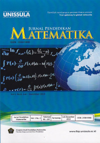 Jurnal Pendidikan MATEMATIKA Vol.1 No.2