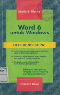 Word 6 untuk windows: Referensi Cepat
