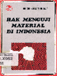 Hak Menguji Material di Indonesia