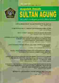 Majalah Ilmiah Sultan Agung No.122
