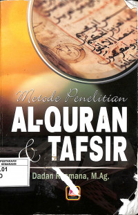 Metode Penelitian Al-Qur'an dan Tafsir