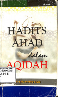 Hadits Ahad dalam Aqidah