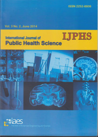 IJPHS : International Journal Public Health Science Vol.3 No.3, September 2014