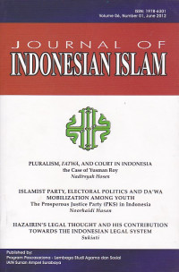 Journal of Indonesian Islam Vol.6 No.1
