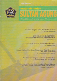 Majalah Ilmiah Sultan Agung No.107