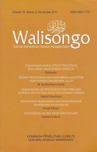 Walisongo; Jurnal Penelitian Sosial Keagamaan Vol.19 No.2