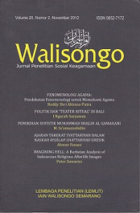 Walisongo; Jurnal Penelitian Sosial Keagamaan Vol.20 No.2