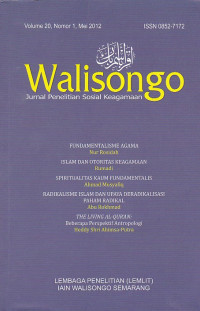 Walisongo; Jurnal Penelitian Sosial Keagamaan Vol.20 No.1