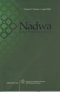 NADWA; Jurnal Pendidikan Islam Vol.7,No.1