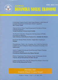 Jurnal DINAMIKA SOSIAL EKONOMI Vol.6 No.1