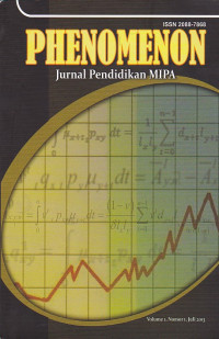 PHENOMENON Jurnal Pendidikan MIPA Vol.1,No.1