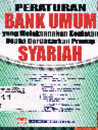 Peraturan Bank Umum yang Melaksanakan Usaha Berdasarkan Prinsip Syariah