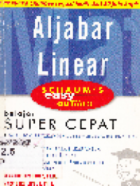 Aljabar Linear Berdasarkan Schaum's Outlines Easy