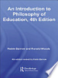 An Introduction to Philosophy Of Education 4th Edition