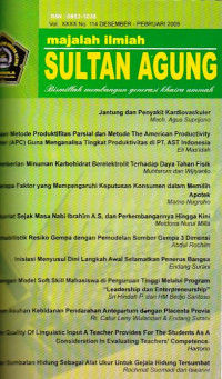 Majalah Ilmiah Sultan Agung No.114