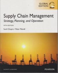 Supply Chain Management: Strategy, Planning and Opinion