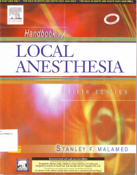 Handbook of local anesthesia, 5th. Ed