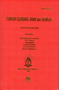 Buku Ajar : Tumbuh Kembang Anak dan Remaja II