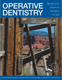 JOURNAL OPERATIVE DENTISTRY VOL.40 NO.2, MAR-APR 2015