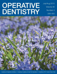 JOURNAL OPERATIVE DENTISTRY VOL.40 NO.4, JUL-AGT 2015