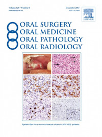 JOURNAL ORAL SURGERY, ORAL MEDICINE, ORAL PATHOLOGY VOL.120 NO.6, DES 2015