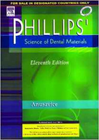 Phillip's: Science of Dental Materials, 11th. Ed