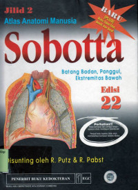 Sobotta: Atlas Anatomi Manusia (Batang, Badan, panggul, Ekstremitas Bawah) Jilid 2, ED 22