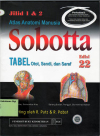 Sobotta: Atlas Anatomi Manusia (Tabel Otot, Sendi, dan Saraf) Jilid 1&2