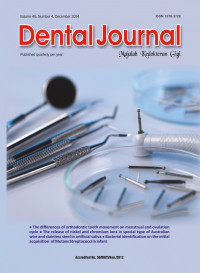 DENTAL JOURNAL VOL 47 NO.4 2014