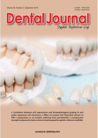 DENTAL JOURNAL VOL 49 NO.3 2016