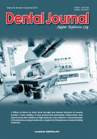 DENTAL JOURNAL VOL 49 NO.4 2016