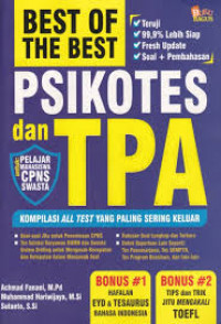 Best of The Best Psikotes dan TPA, Kompilasi All Test yang Paling Sering Keluar