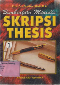 Bimbingan Menulis Skripsi Thesis