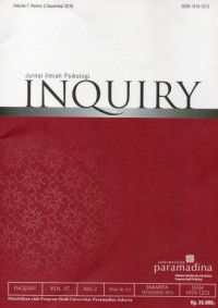INQUIRY: Jurnal Ilmiah Psikologi Desember 2016