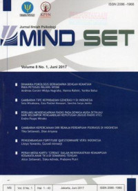 MIND SET: Jurnal Ilmiah Psikologi Juni 2017
