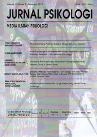JURNAL PSIKOLOGI: MEDIA ILMIAH PSIKOLOGI Desember 2017