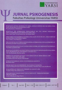 JURNAL PSIKOGENESIS: Juni 2018