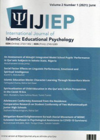 IJIEP (International Journal of Islamic Educational Psychology
