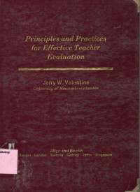 Principles and Practices for Effective Teacher Evaluation
