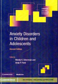 Anxiety Disorders in Children and Adolescent