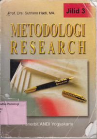 Metodologi Reseacrh Jilid 3