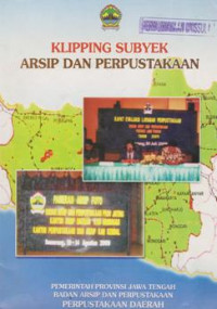 Kliping Subyek Arsip dan Perpustakaan