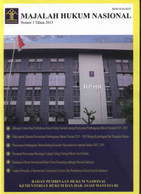 Majalah Hukum Nasional No.1